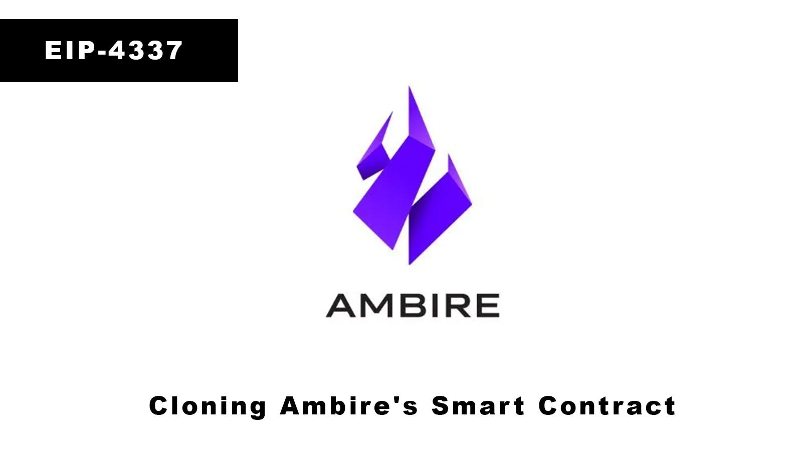Creating a Custom Wallet with EIP-4337: Cloning Ambire's Smart Contract